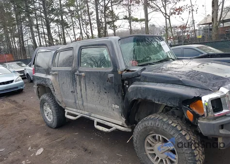 2007 Hummer H3 Suv z USA, uszkodzony, nr VIN 5GTDN13E878127731